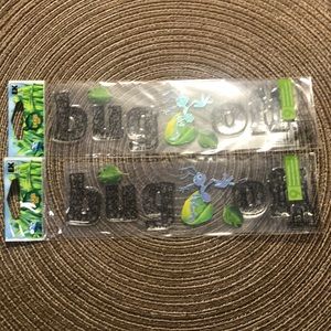 2 Pkgs Disney Bug’s Life Bug Off Title Stickers